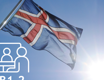 Mynd - Íslenskuþjálfarinn: málfræði / Icelandic as a second language: grammar for the advnced (B1/B2) 