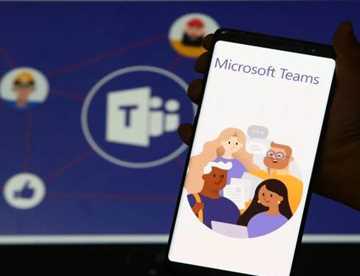 Mynd - Microsoft Teams og OneDrive